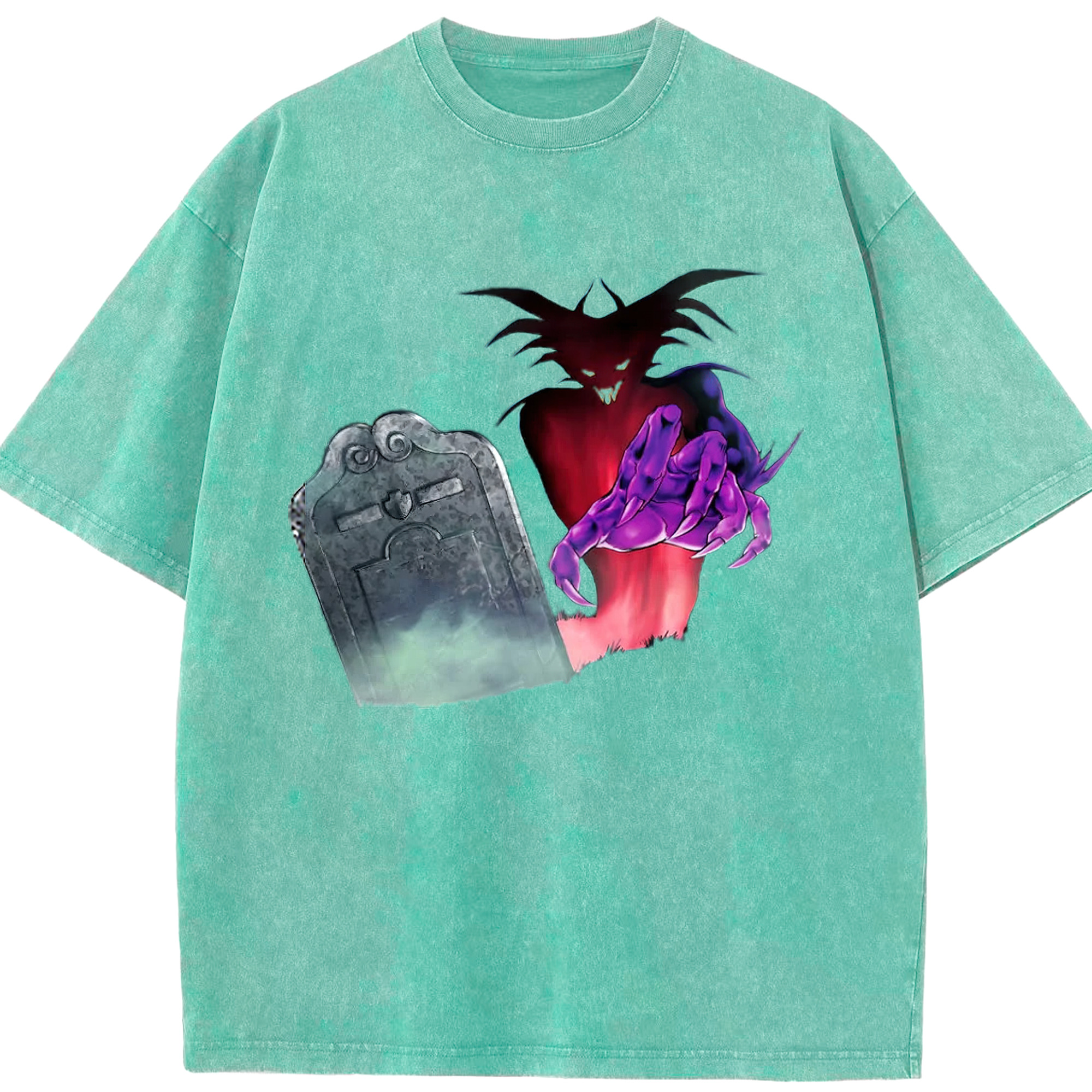 （画像用） 遊☆戯☆王 Yu-Gi-Oh! 綿100% ヴィンテージ風 半袖Tシャツ（フロントプリント）